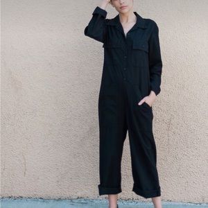 Lacausa Charlie Jumpsuit in Black size Small Petite
